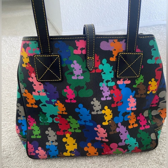 Disney Parks Dooney & Bourke Original 2010 Wonder Mickey Mouse Tote Purse - Picture 2 of 11